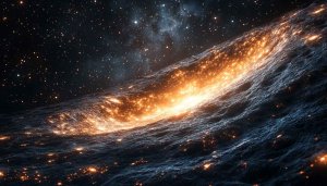 Epic Space Ocean Wallpaper - 4K Desktop Background Galaxy View