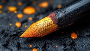 Macro Art Paintbrush Tip Ultra HD Mobile Background Wallpaper