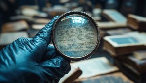 Antique Book Magnifying Glass Wallpaper Free Ancient Text Images