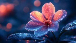 Glowing Flower 4K Desktop Wallpaper Free Download No Sign Up