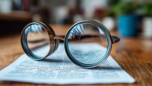 Vintage Glasses on Paper HD Wallpaper for Desktop Background