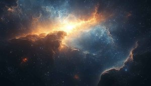 Stunning Galaxy Clouds Space 4K Desktop Mobile Wallpaper Background Free