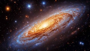 Andromeda Galaxy Deep Space 4K Desktop Background Mobile Wallpaper