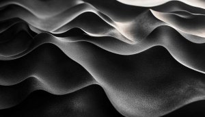 Abstract Black Sand Dune Texture Mobile Wallpaper 4K Background