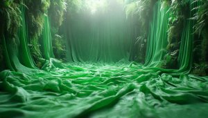 Green Jungle Forest Aesthetic 4K Desktop Wallpaper Mobile Background