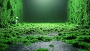 Lush Green Moss Garden 4K Desktop Background Nature Wallpaper