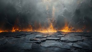 Dramatic Lava Stone Texture 4K Desktop and Mobile Background Wallpaper