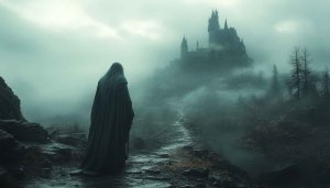 Spooky Castle Fog Wallpaper 4K Desktop Background Mobile Free