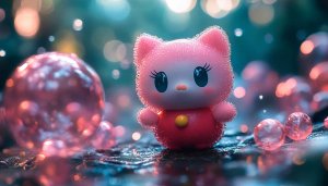 Cute Pink Hello Kitty Mobile Wallpaper 4K Desktop Background