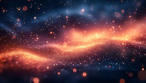 Abstract Galaxy Sparkle 4K Desktop Background Free Space Wallpaper