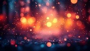 Sparkling Bokeh Lights Mobile Wallpaper, Free Abstract Festive Background