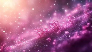 Sparkling Pink Flowers Aesthetic Mobile Wallpaper and Desktop Backgrounds