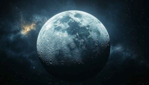 Full Moon Surface 4K Wallpaper for Desktop and Mobile Backgrounds