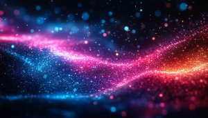 Cosmic Glow Particles Background, Abstract Light Mobile and Desktop Wallpaper