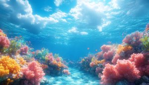 Underwater Coral Reef 4K Desktop Backgrounds Free Mobile Wallpaper