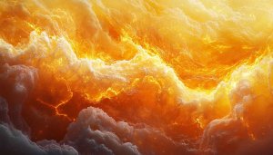 Abstract Fire Cloudscape 4K Wallpaper for Desktop & Mobile Background