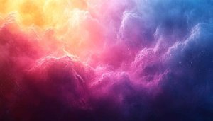 Colorful Space Cloud Galaxy 4K Mobile Wallpaper Desktop Background