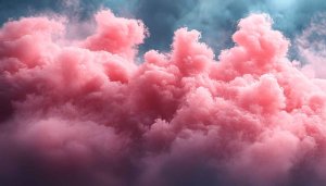 Aesthetic Pink Clouds Wallpaper 4K for Desktop and Mobile