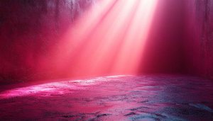 Dramatic Pink Light Beam Mobile Wallpaper, Free Minimalist Aesthetic Background