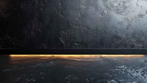 Abstract Black Textured Wall 4K Desktop Wallpaper for Home Use