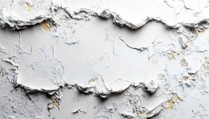 White Textured Paint Mobile Wallpaper, Abstract Art Desktop Background