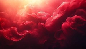 Abstract Red Flowing Fabric 4K Desktop Wallpaper Background Aesthetic