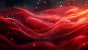 Abstract Red Glitter Waves 4K Desktop Mobile Background Wallpaper Free