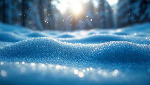 Winter Snowflakes 4K Desktop Background, Snowy Forest Mobile Wallpaper