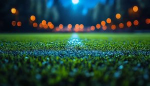 Green Soccer Field Mobile Wallpaper - Sports Stadium Background