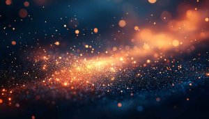 Sparkling Orange Bokeh Lights 4K Desktop Wallpaper for Free