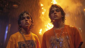 The Jonas Brothers Concert Wet Look 4K Mobile Wallpaper