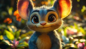 Cute Animated Mouse Desktop Wallpaper, Cartoon Animal Mobile Background