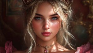 Blonde Haired Queen Mobile Wallpaper Stunning 4K Desktop Background