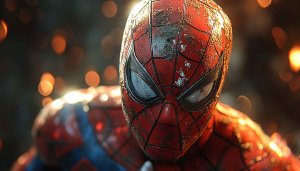 Gritty Spider-Man Mask 4K Wallpaper for Desktop and Mobile