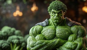 Hulk Broccoli Version Funny Wallpaper 4K, Free Desktop Background