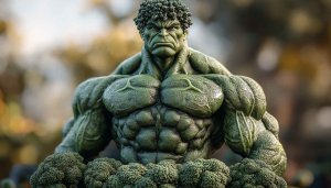Hulk Broccoli Man Funny Mobile Wallpaper Free 4K Background