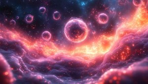 Nebula Space Art Wallpaper, Sci-Fi Cosmic Mobile Backgrounds