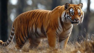 Majestic Bengal Tiger Portrait Wallpaper For Desktop Background