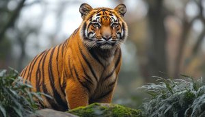 Majestic Bengal Tiger Wallpaper 4K for Desktop and Mobile