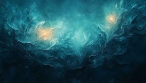 Abstract Deep Sea Underwater Waves Art Mobile and Desktop Wallpaper