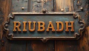 Rlubadh Vintage Metal Sign Mobile Wallpaper 4K Desktop Background