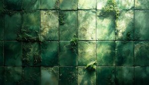 Green Tile Moss Aesthetic Background Texture Free Mobile Wallpaper