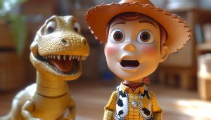 Toy Story Woody and Rex 4K Desktop Wallpaper Free