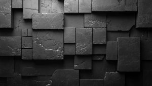 Abstract Dark Grey Textured Blocks 4K Desktop Mobile Wallpaper