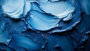 Blue Oil Painting Texture Desktop Backgrounds Abstract Art Wallpaper