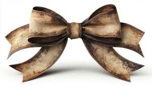 Rustic Brown Bow Mobile Background, Free Gift Wrapping Wallpaper