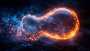 Abstract Glowing Cell 4K Desktop Background Mobile Phone Wallpaper