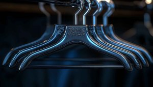 Stylish Clothes Hangers Art 4K Desktop Background Wallpaper