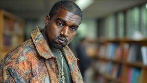 Kanye West Portrait Wallpaper Free Mobile Background No Sign-Up