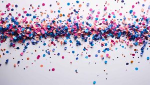 Colorful Confetti Falling Mobile Wallpaper Fun Party Celebration Background